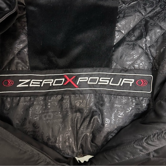 ZeroXposur Black Puffer Jacket with Faux Fur Trim - Picture 5 of 6